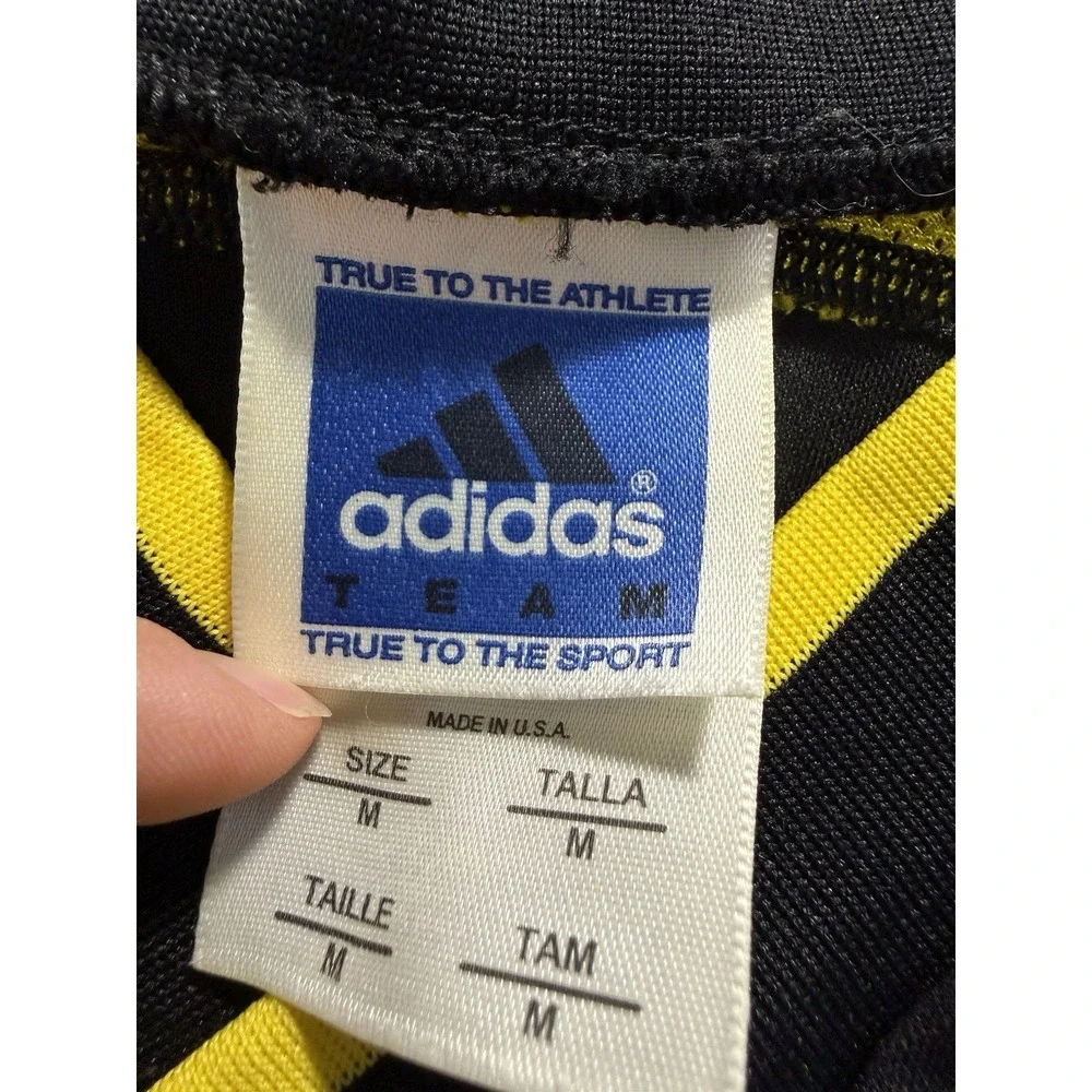 Vintage 2000 Adidas Columbus‎ Crew Soccer Jersey Size Medium MLS Football Black